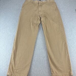 Banana Republic Chino Pants Mens 35x32 Tan Y2K‎ Gavin Straight Leg Casual Preppy